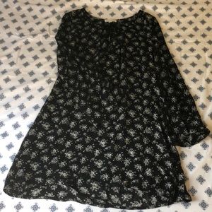 Socialite black and white dress